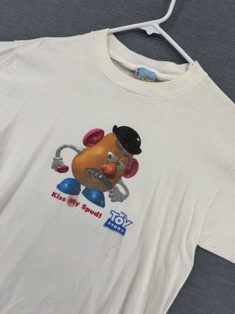 Vtg Oneita Toy Story Hasbro Mr Potato Head T-Shirt Mens L 1995 Tee